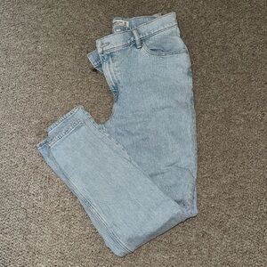 Abercrombie 90’s ultra high rise straight jeans